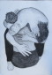 BOZZETTO YIN E YANG - MATITA E CARBONCINO SU CARTA - Giacomo Cappello
