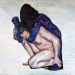 L’ETERNA LOTTA 150X100 OLIO SU TELA